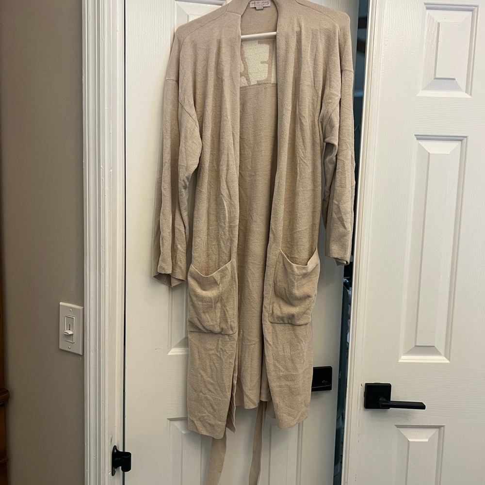 Beige Robe with Belt - Picture 2 of 4